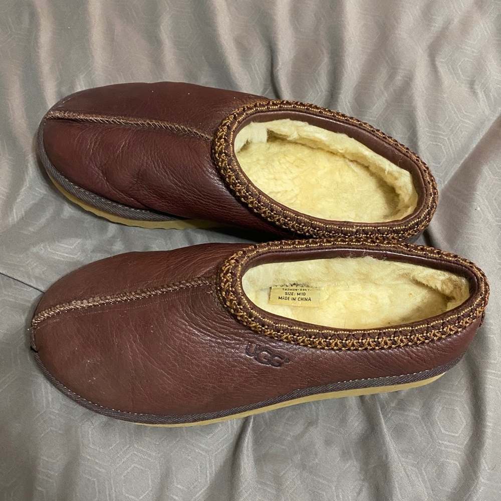 UGG Leather House Shoes